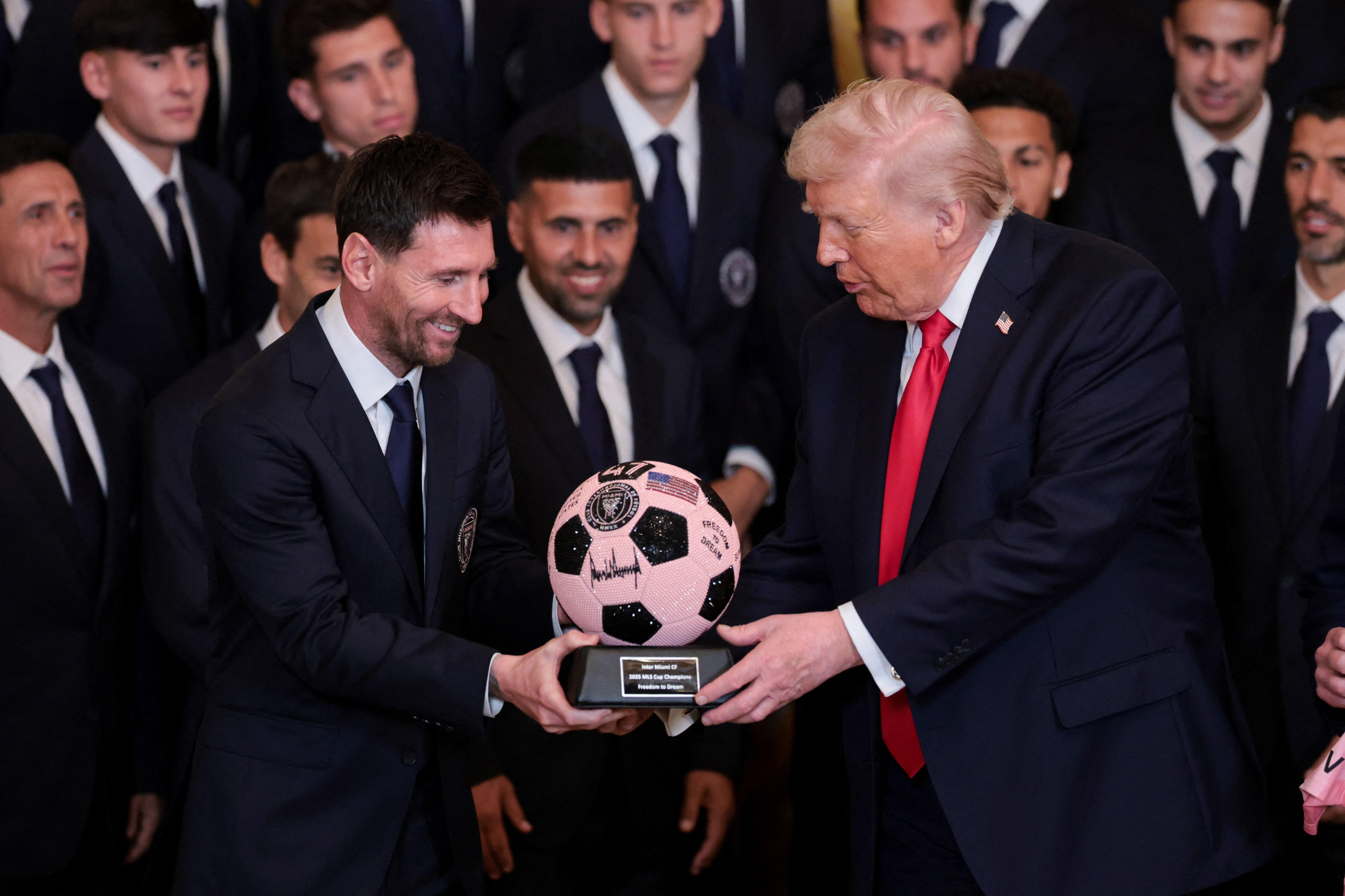 Trump celebrates Messi, revels in Inter Miami’s “good looks”