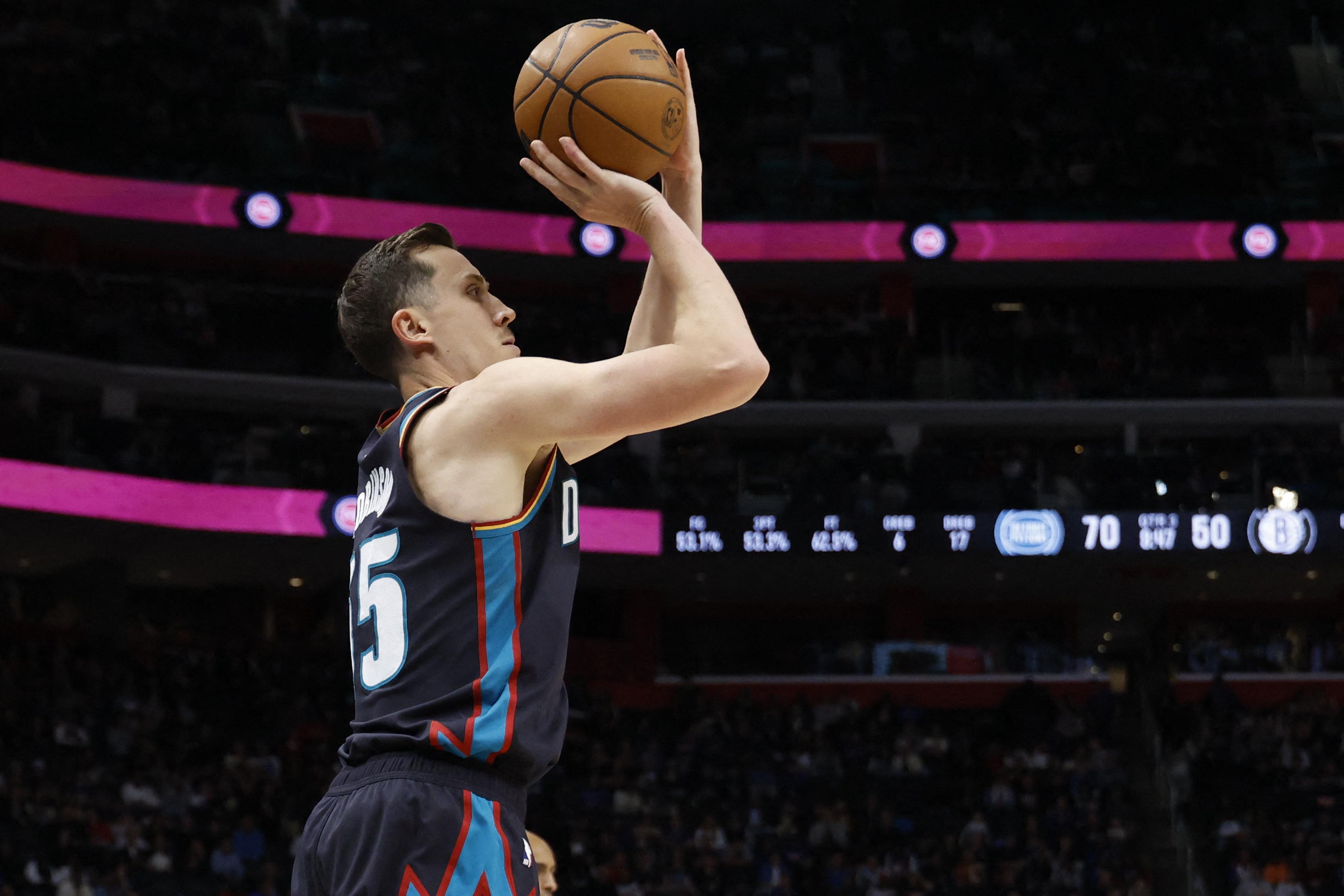 NBA: Duncan Robinson of the Detroit Pistons