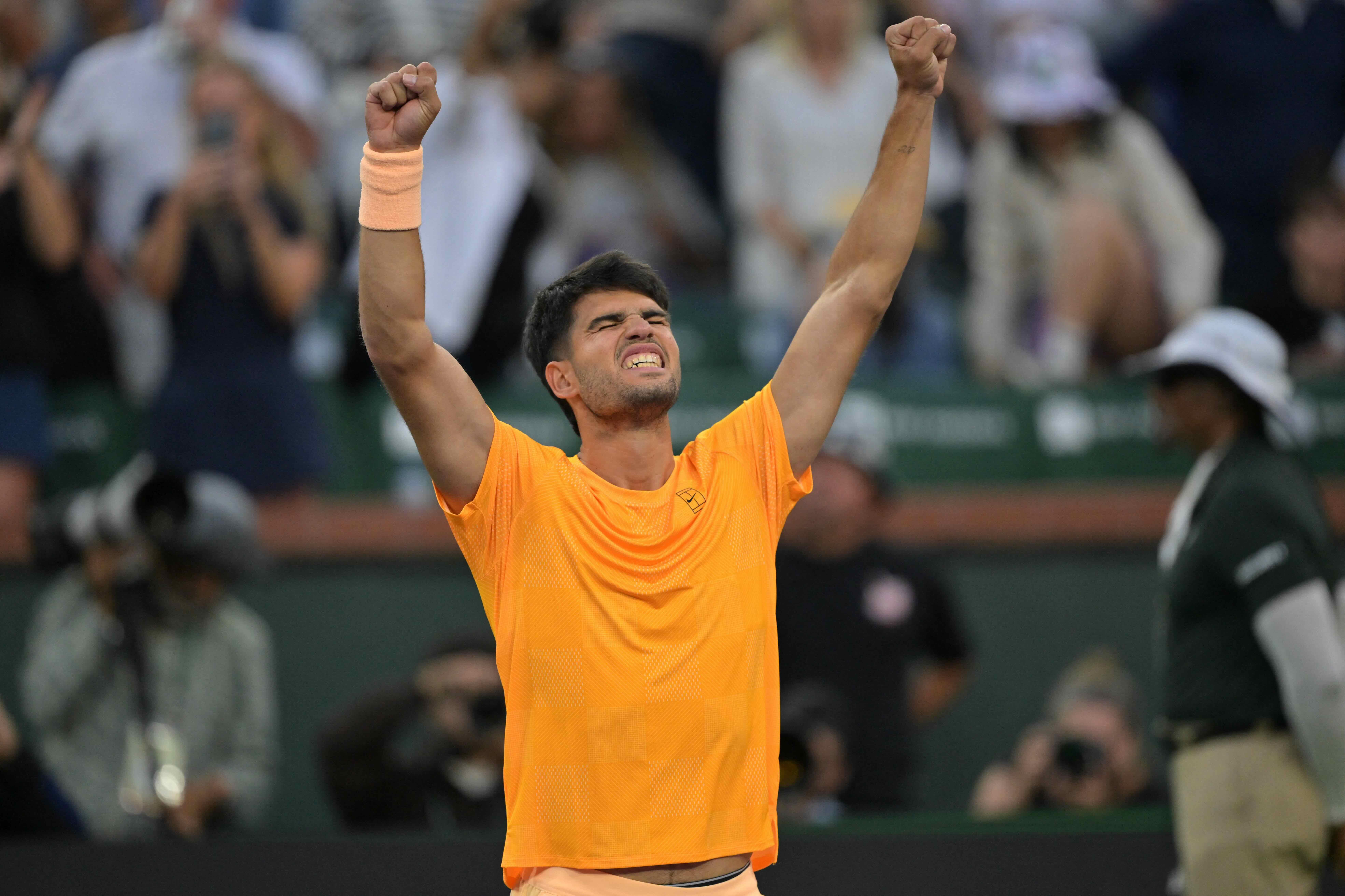 Alcaraz rolls at Indian Wells as NBA's Butler cheers from sidelines