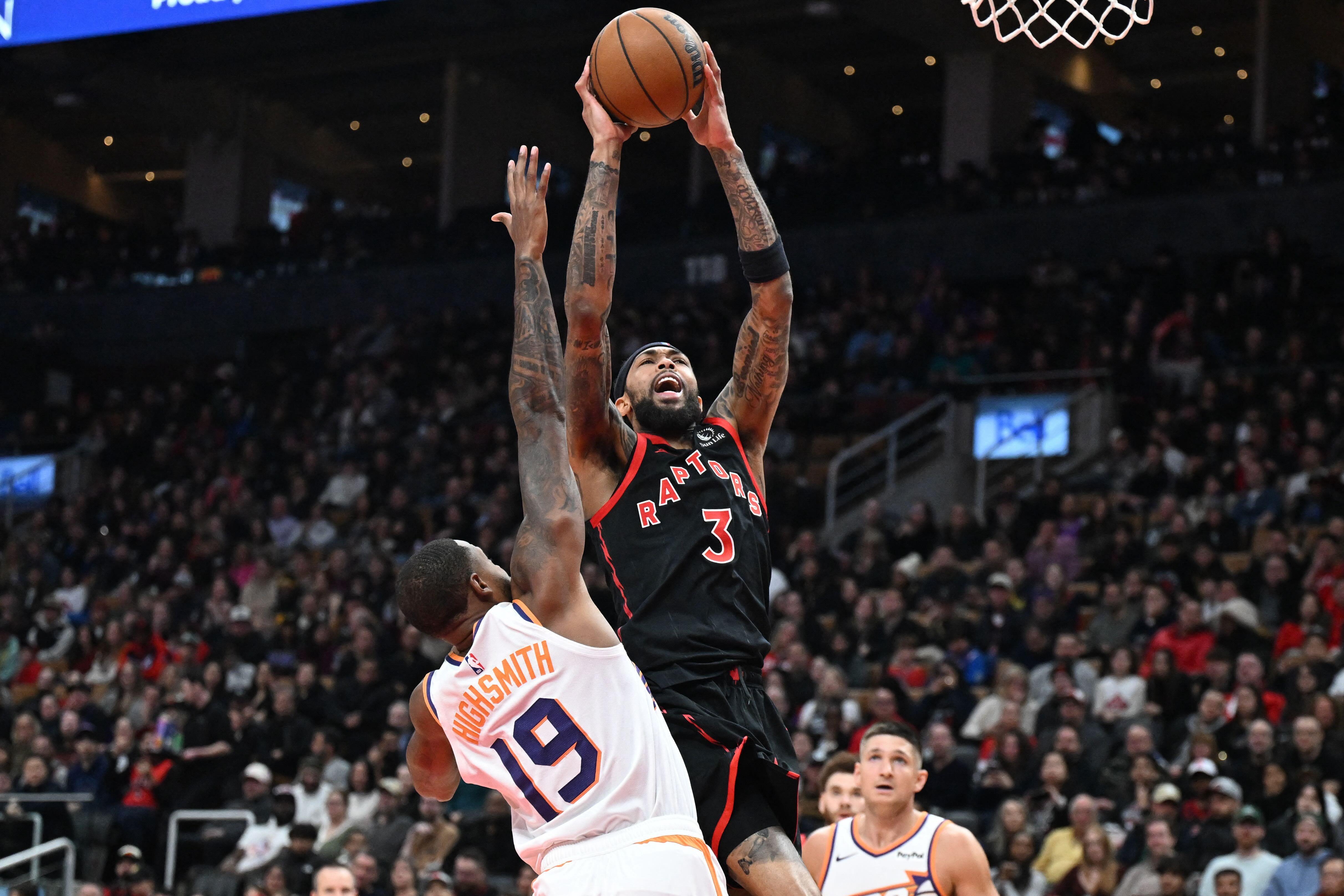 NBA: Raptors rally to knock off Suns
