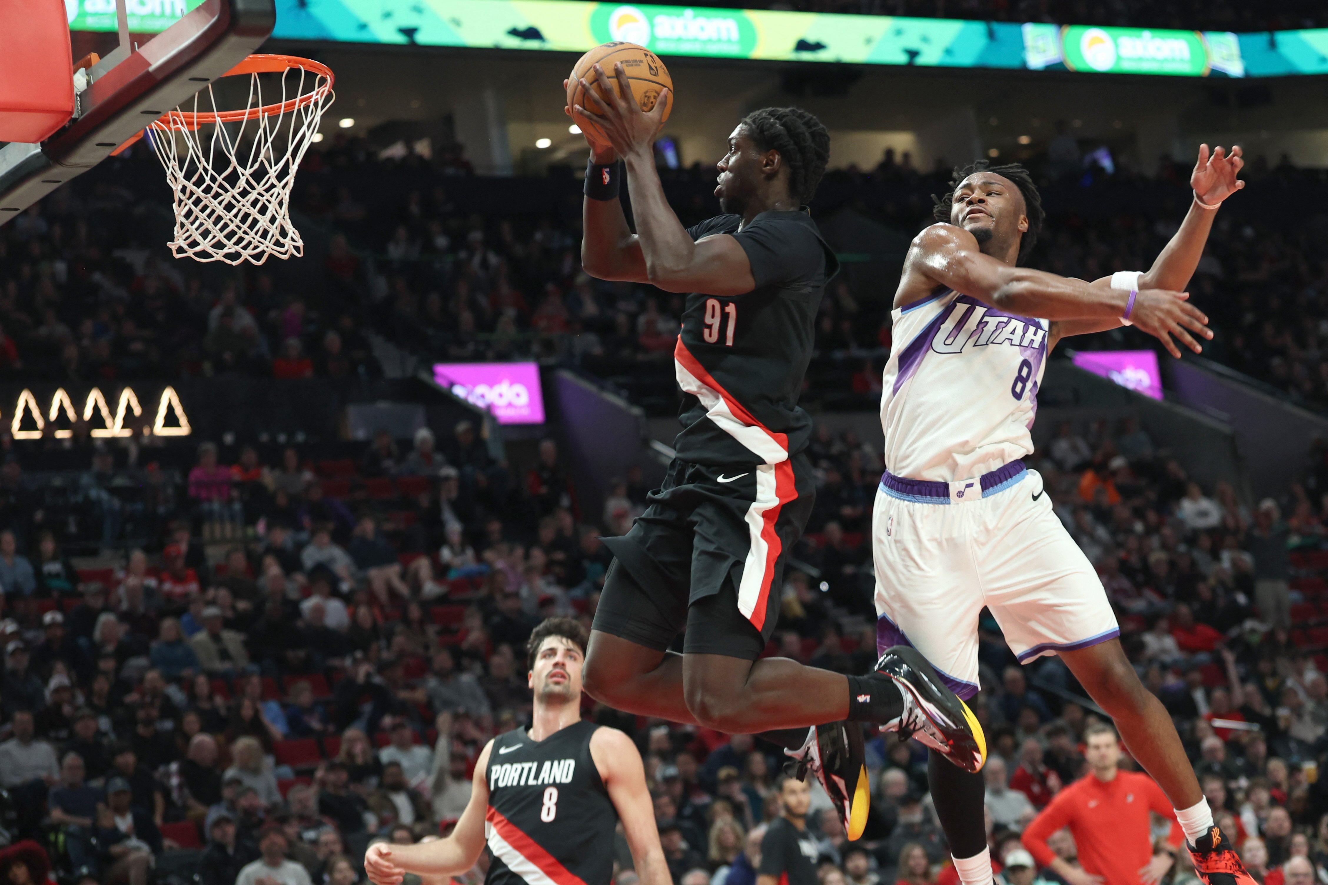 NBA: Second-quarter turnaround sparks Blazers past Jazz