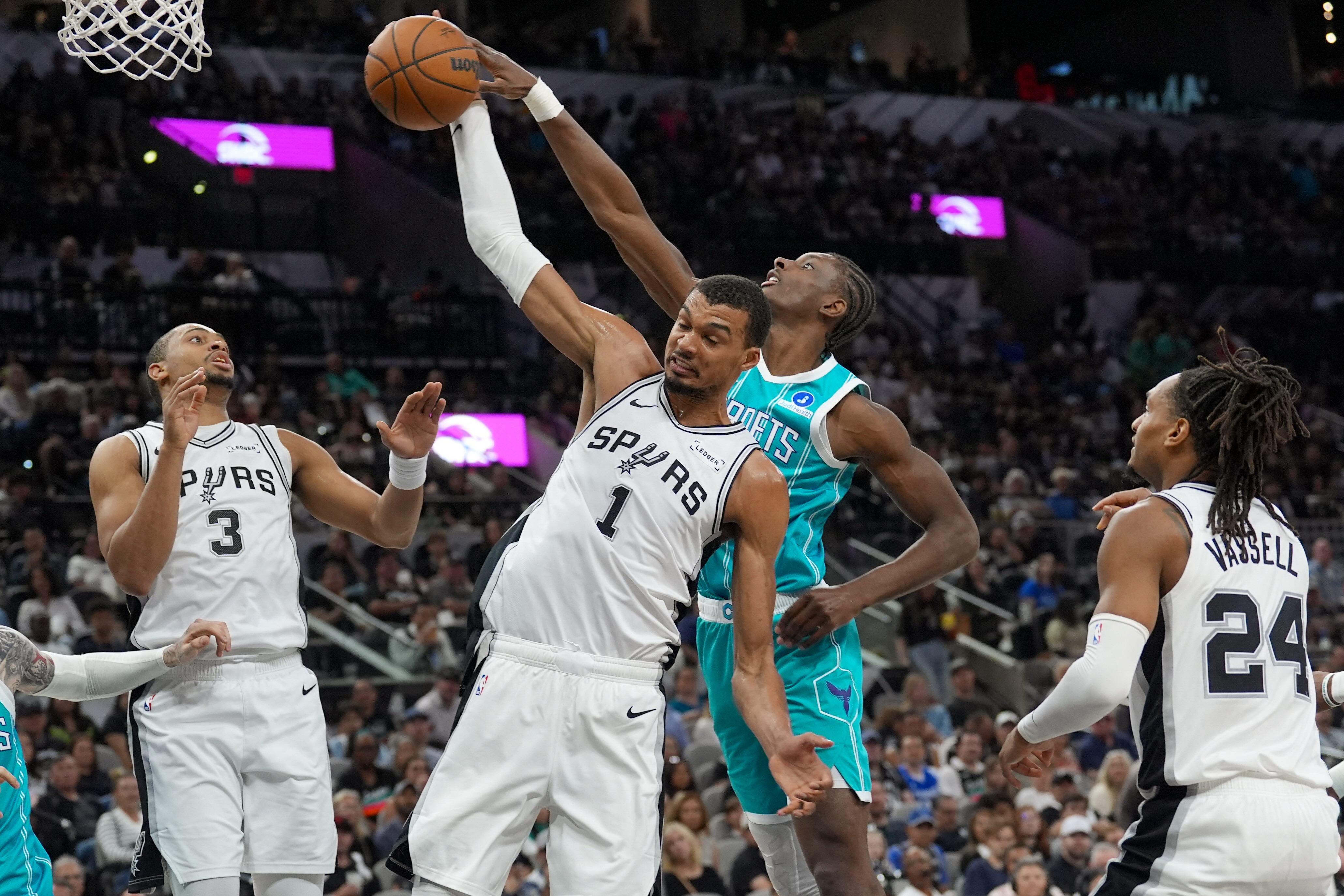 NBA: Victor Wembanyama stars in return as Spurs hold off Hornets