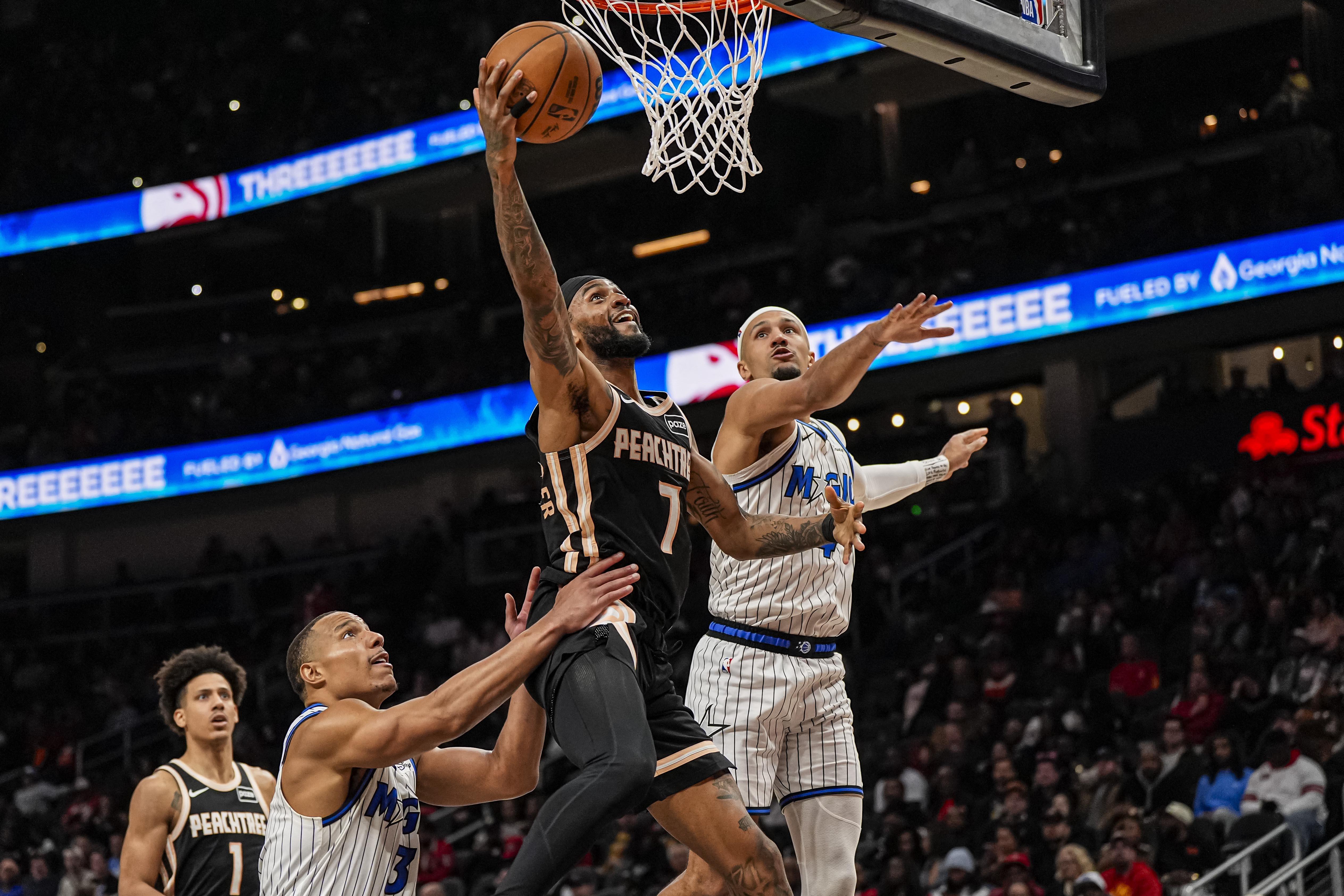 NBA: Nickeil Alexander-Walker of ther Atlanta Hawks