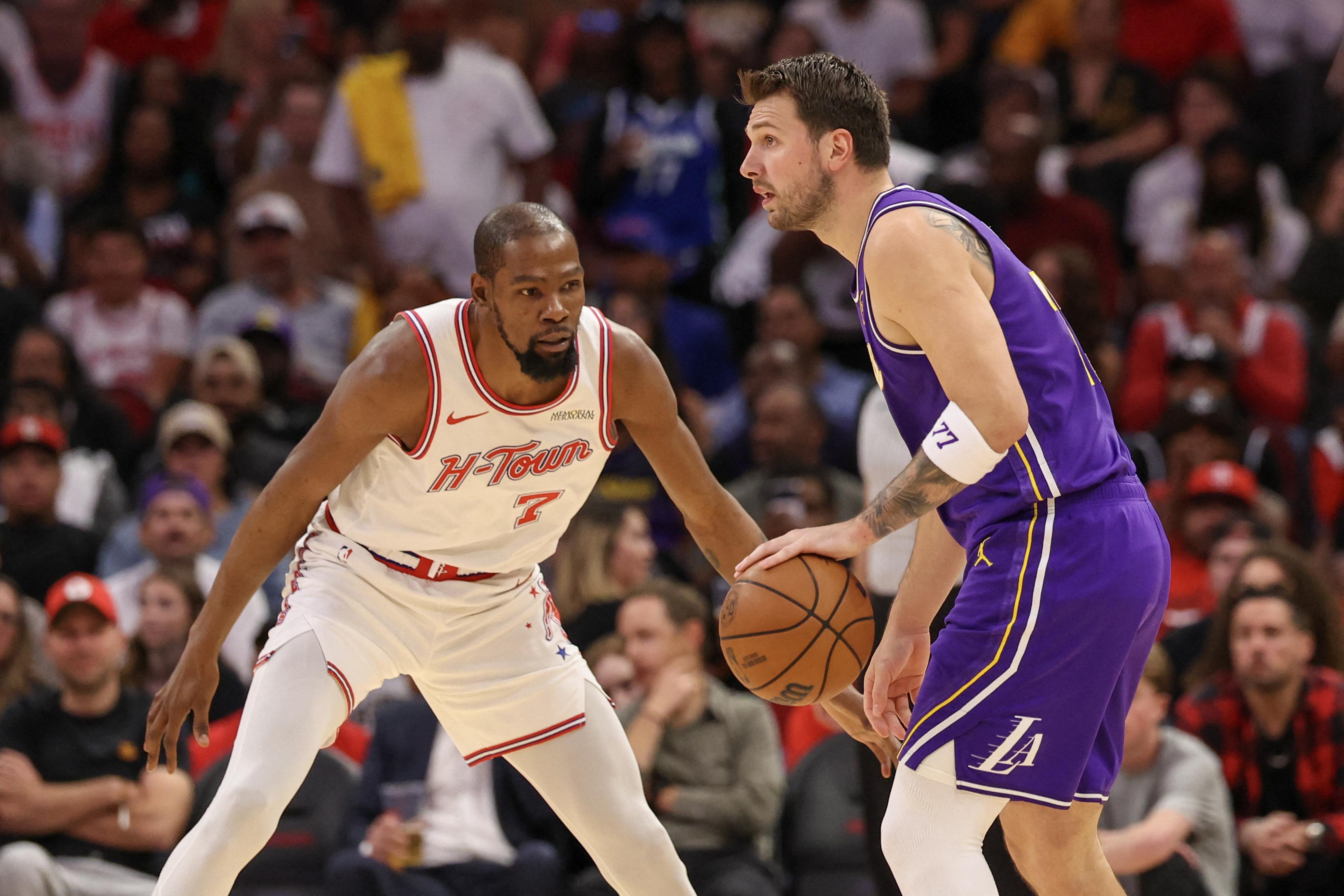 NBA: Luka Doncic, Lakers down Rockets for 7th straight win