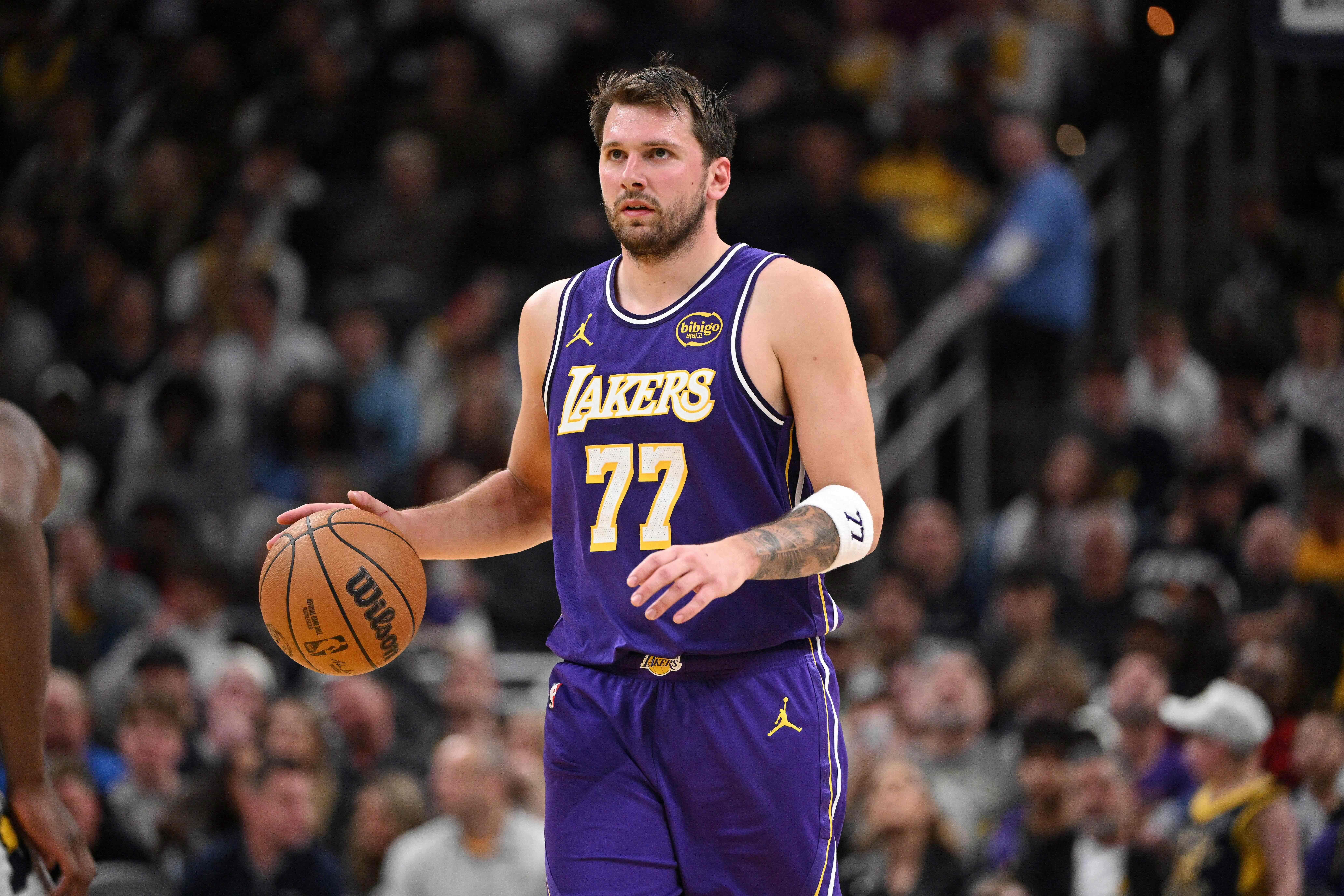 NBA: Luka Doncic, Lakers start fast, cruise past Pacers