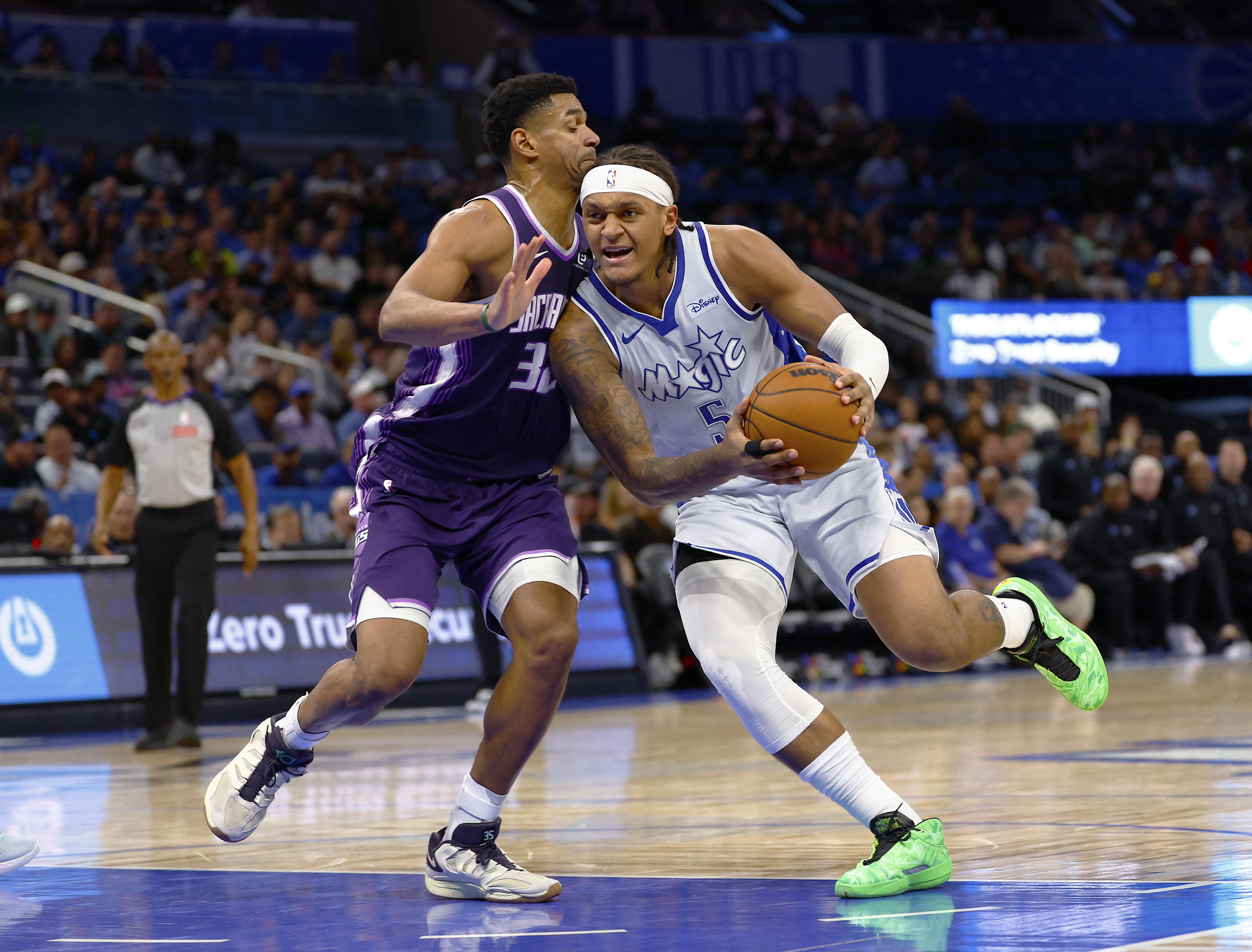 NBA: Paolo Banchero's 30 points help Magic stop skid vs. Kings
