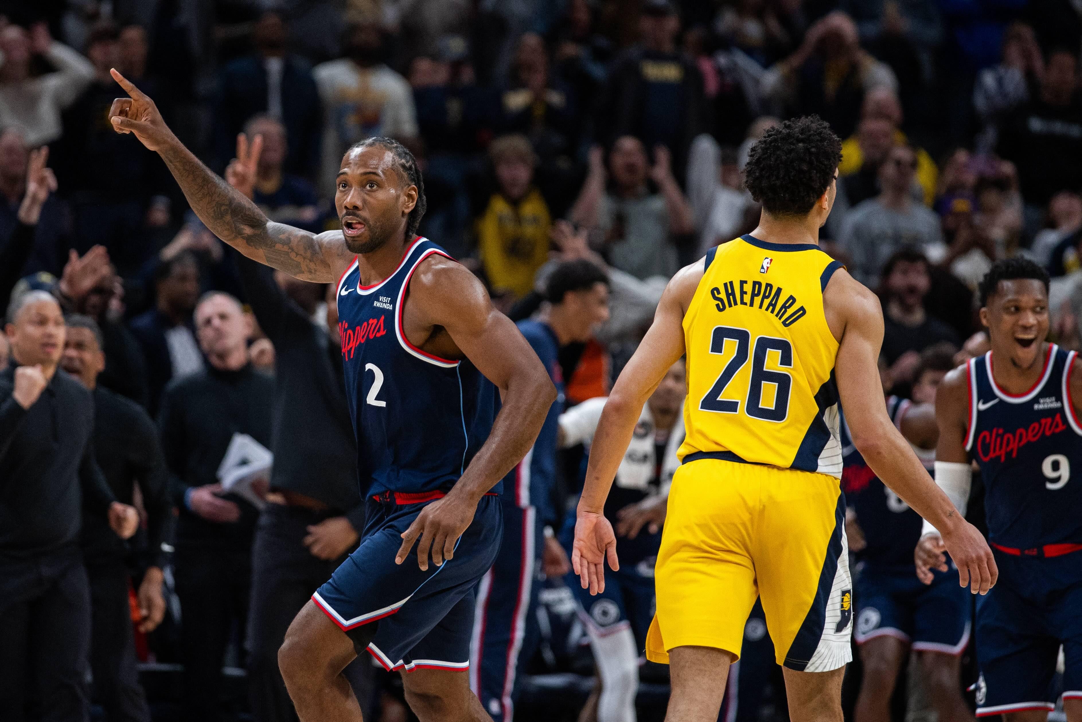 NBA: Down 24, Clippers edge Pacers on Kawhi Leonard's last-second shot