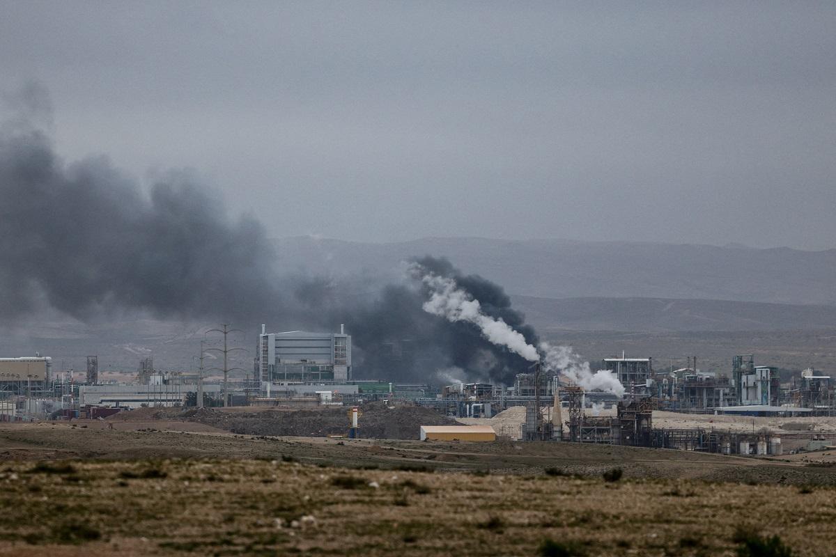 ADAMA chemicals plant in southern Israel hit by Iranian missile or debris