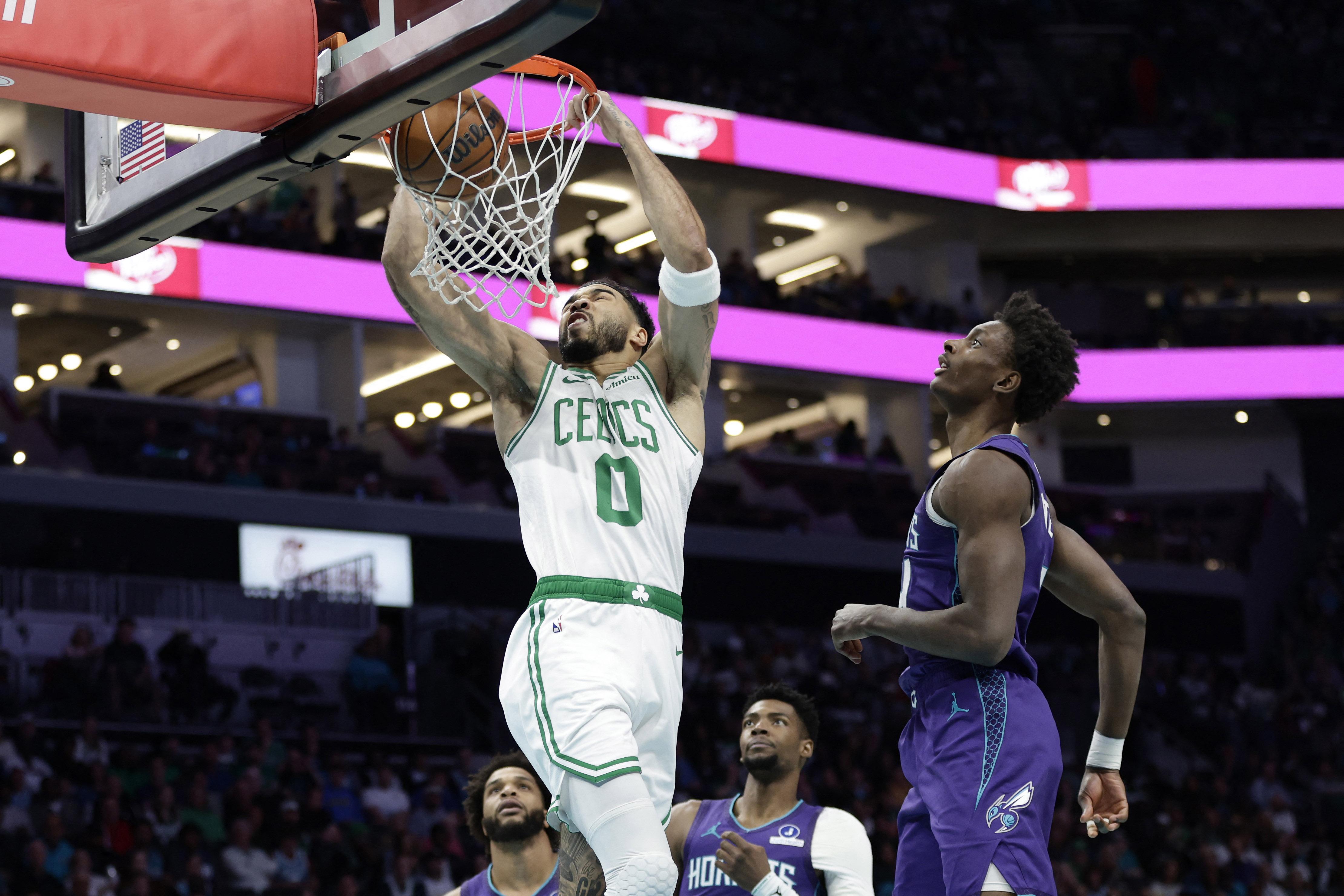 NBA: Jayson Tatum of the Boston Celtics