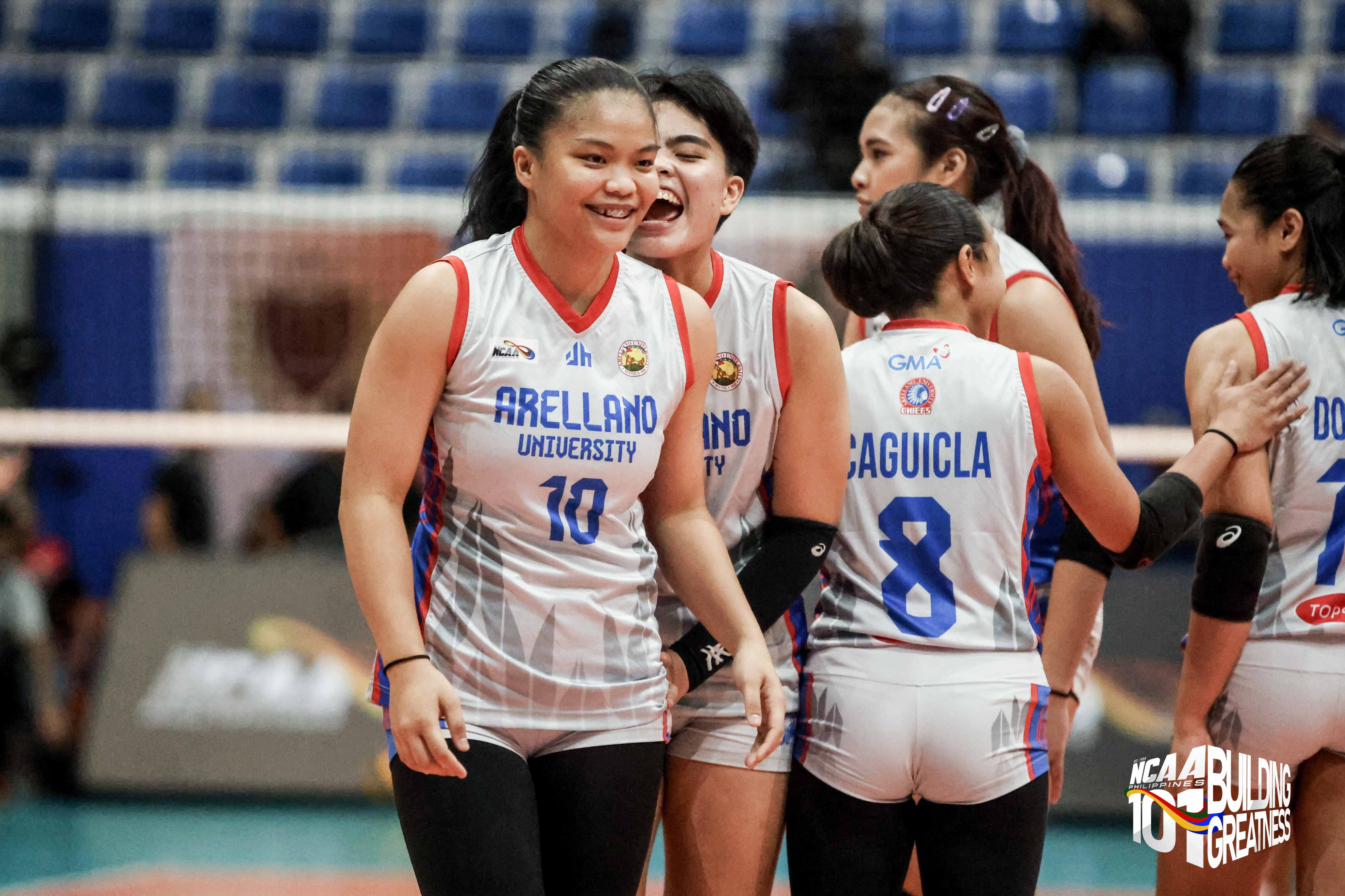 NCAA: Arellano Lady Chiefs survive four-set clash against EAC ahead of playoffs