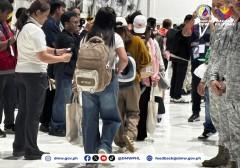 Fifth charter flight brings 349 Filipinos home from UAE