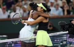 Alex Eala and Coco Gauff at the 2026 Indian Wells Open