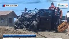 Pulis, patay matapos sumalpok ang minamanehong kotse sa isang trailer truck