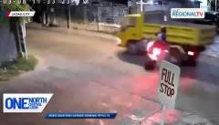 Rider na ‘di sumunod sa signage na ‘full stop,’ bumangga sa dump truck