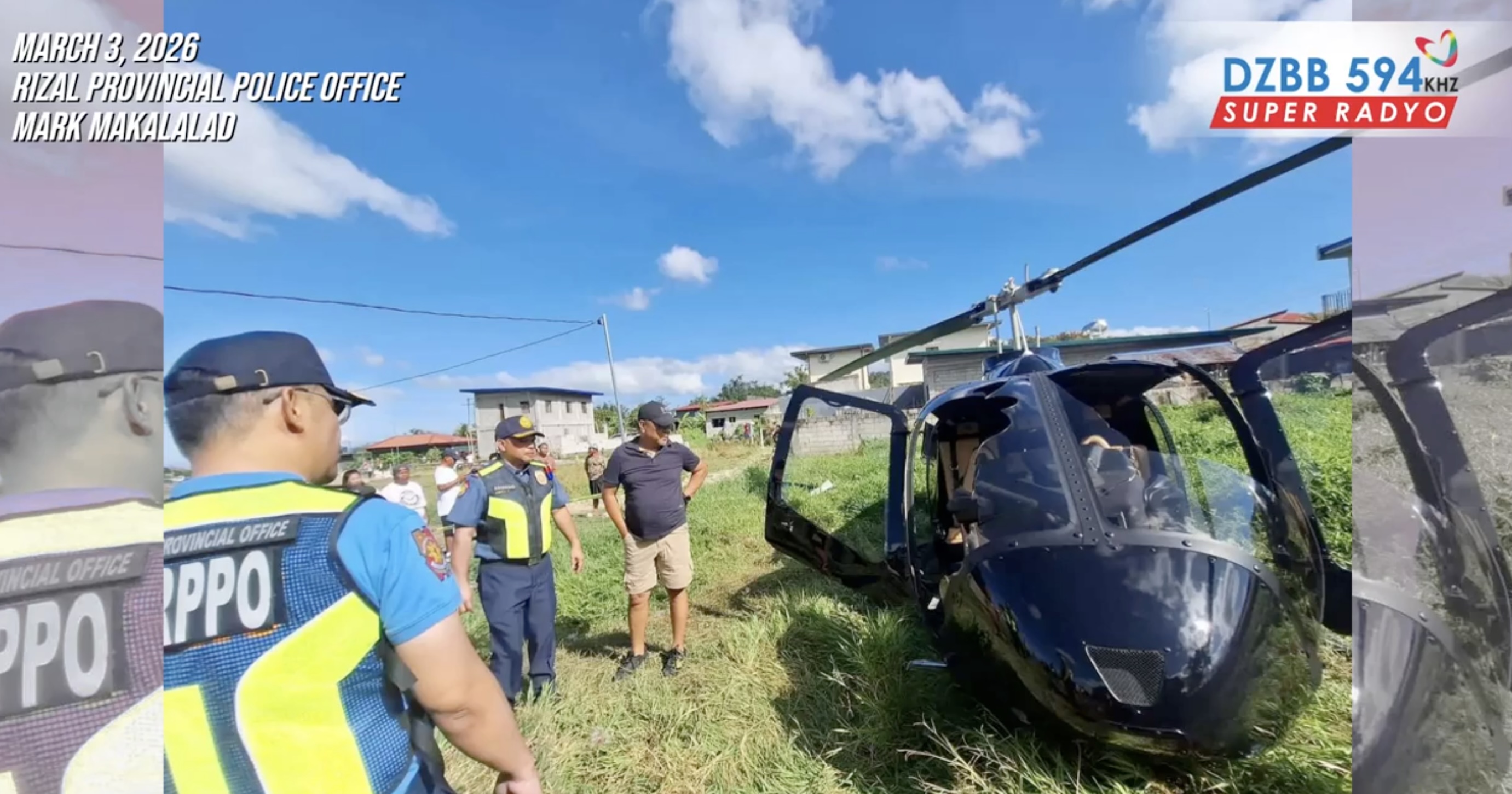 2 dead in helicopter crashes in Pililla, Rizal