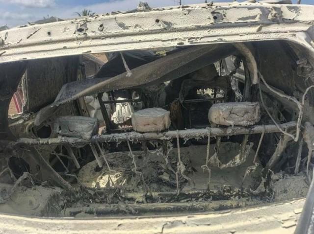 The victims had been shot and the car set on fire. The vehicle was discovered in a lot in Pe&Atilde;&plusmn;aranda, Nueva Ecija. Bam Alegre/ GMA Integrated News