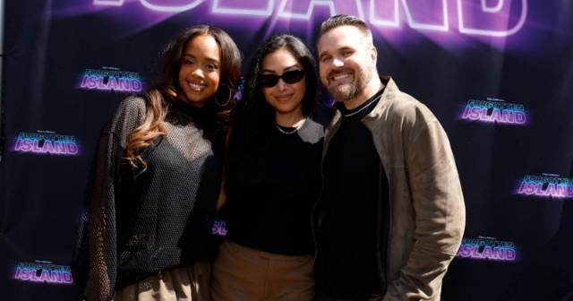 L-R: H.E.R., Joel's Filipino wife xxx, and Joel Crawford 