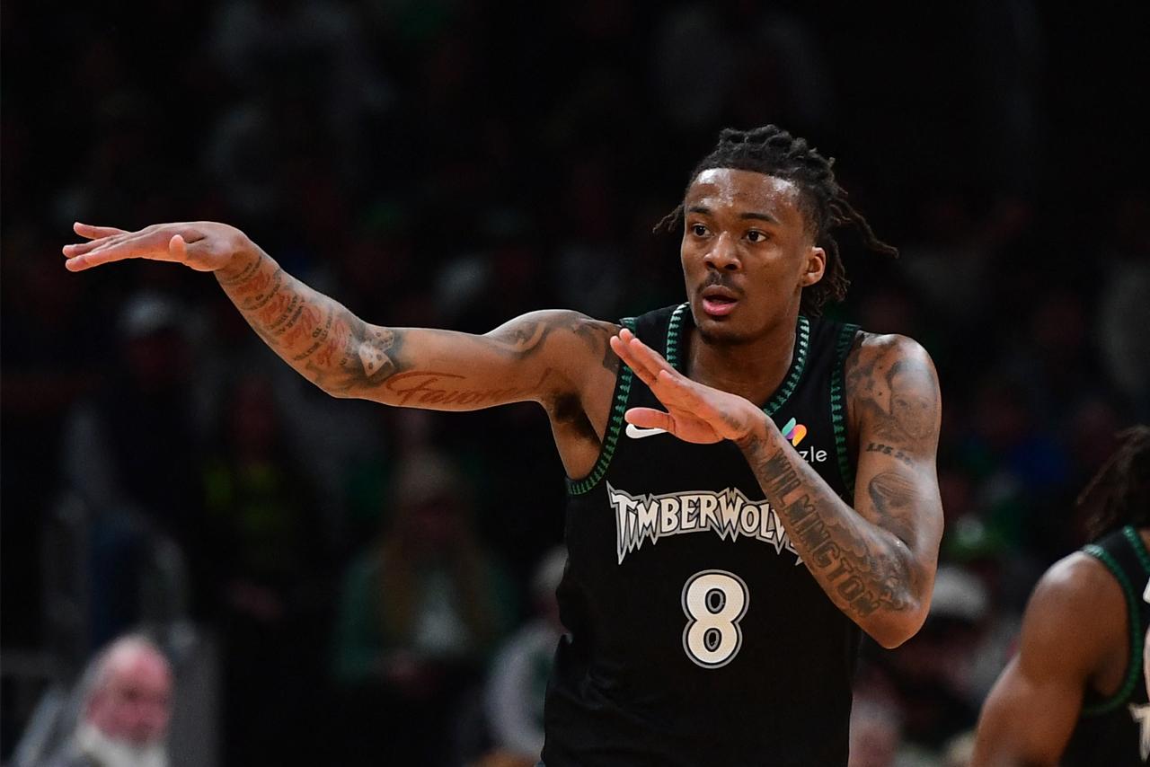 NBA: Bones Hyland of the Minnesota Timberwolves