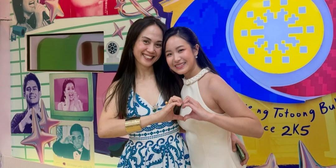 Caprice Cayetano poses for snap with fellow ‘PBB’ Big Winner Nene Tamayo