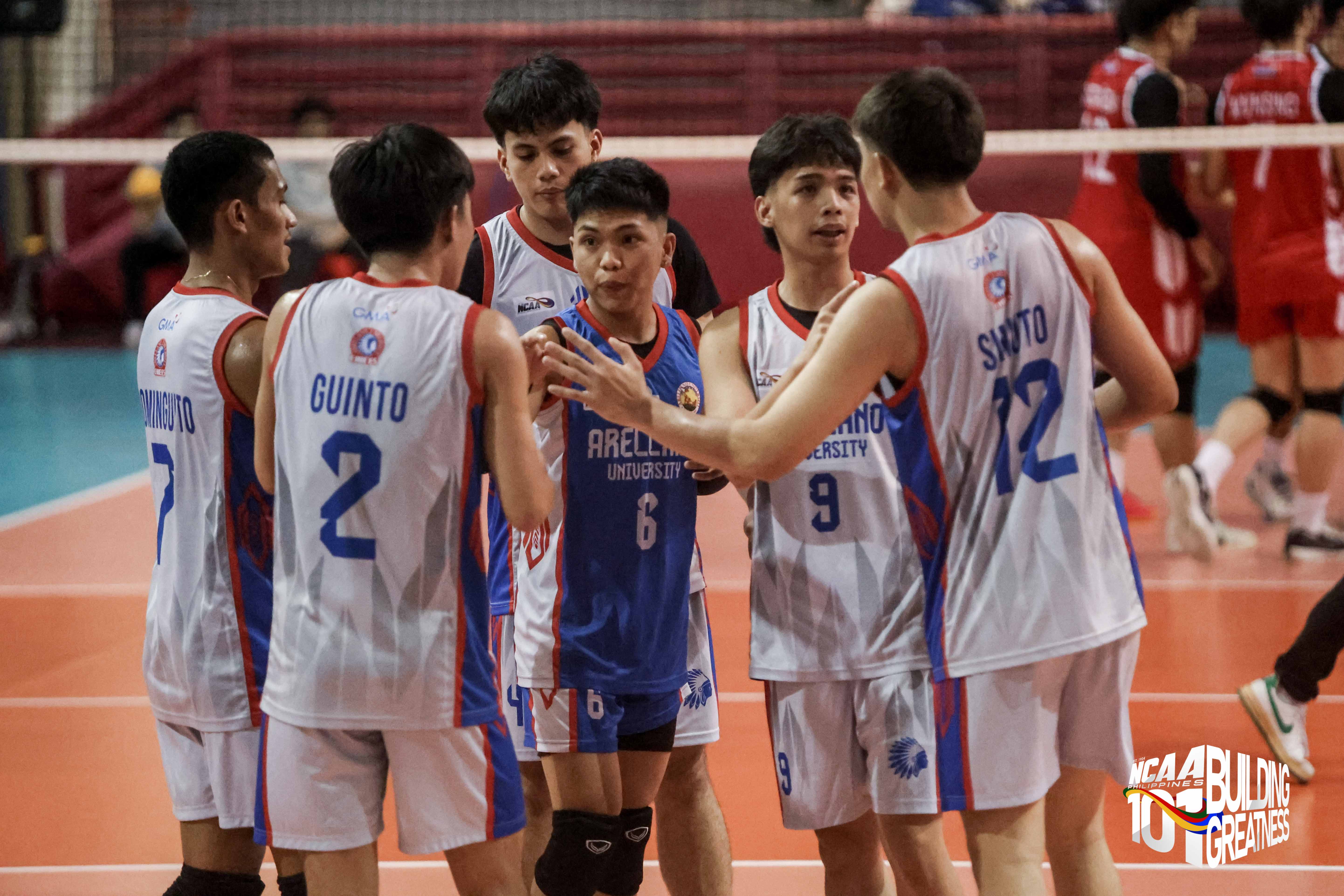 NCAA: Arellano gets back at EAC to clinch Group B top spot in men's volleyball