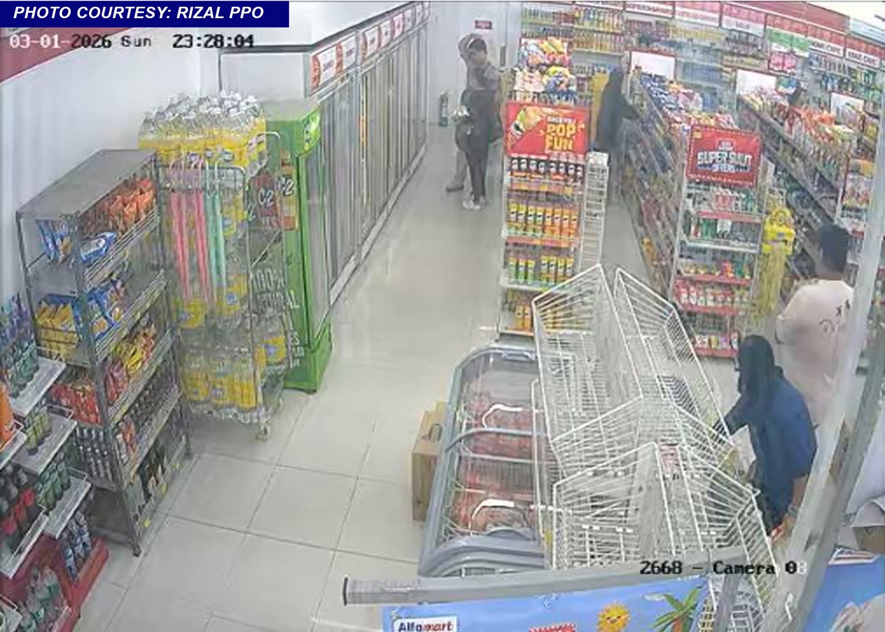 Series of robbery reported in Rizal convenience stores