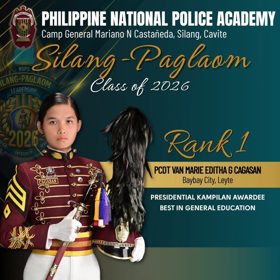 PNPA Class 2026 top cadet driven by promise to late mother
