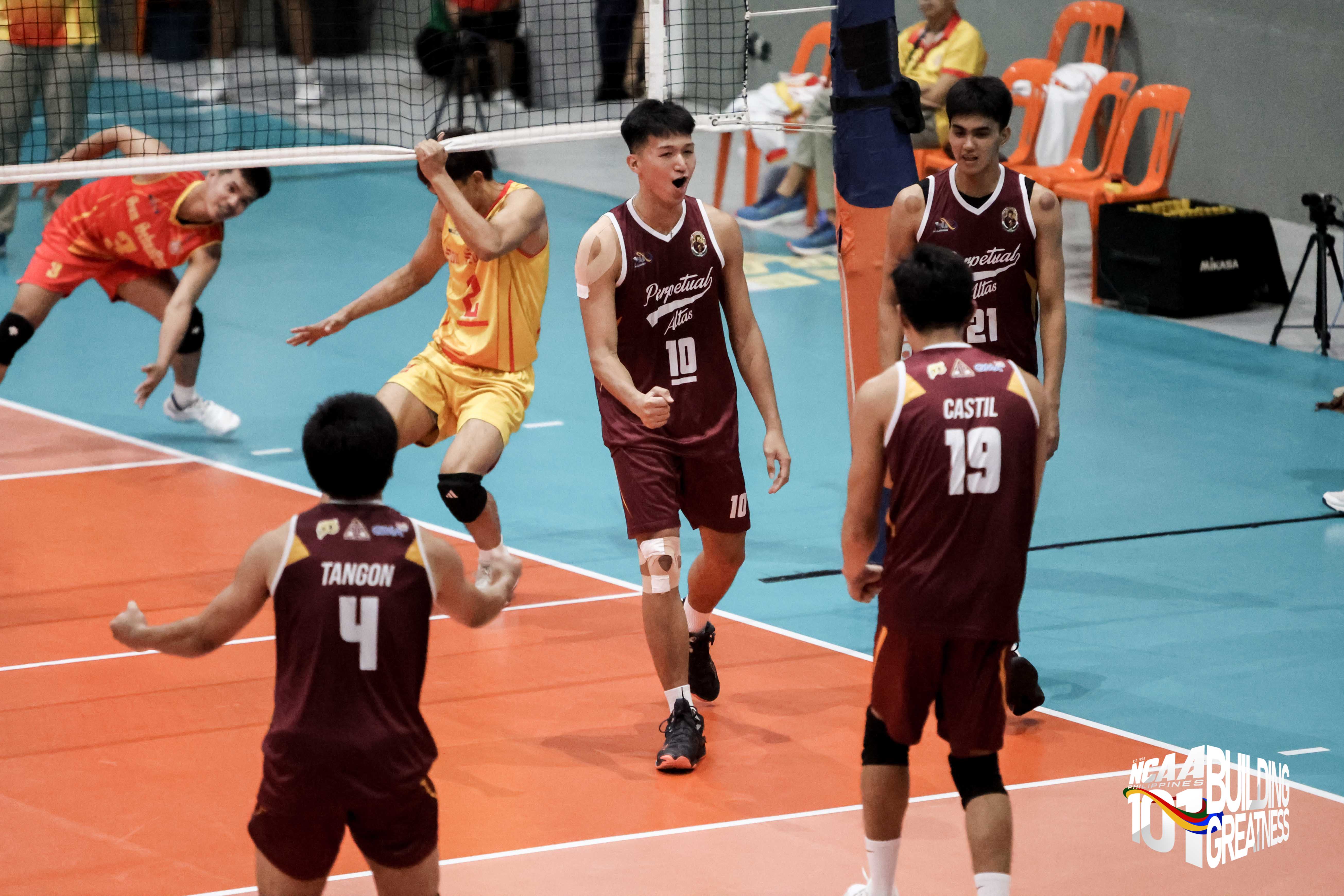 NCAA: QF-bound Perpetual stages comeback vs. Mapua in men's volleyball thriller