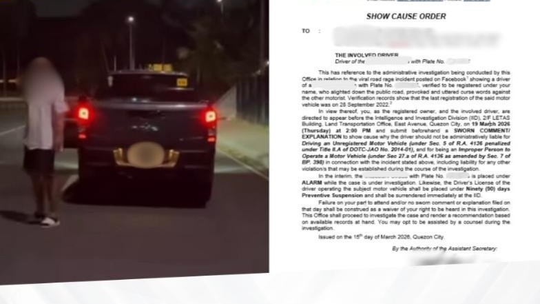 LTO summons pick-up driver who picked fight with e-bike rider