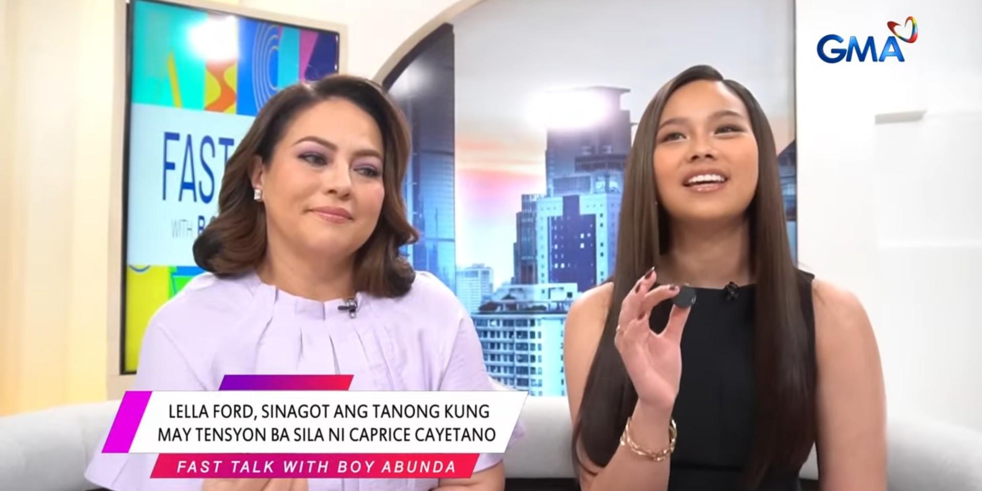 Lella Ford says no tension with Caprice Cayetano: ‘We’re very good’