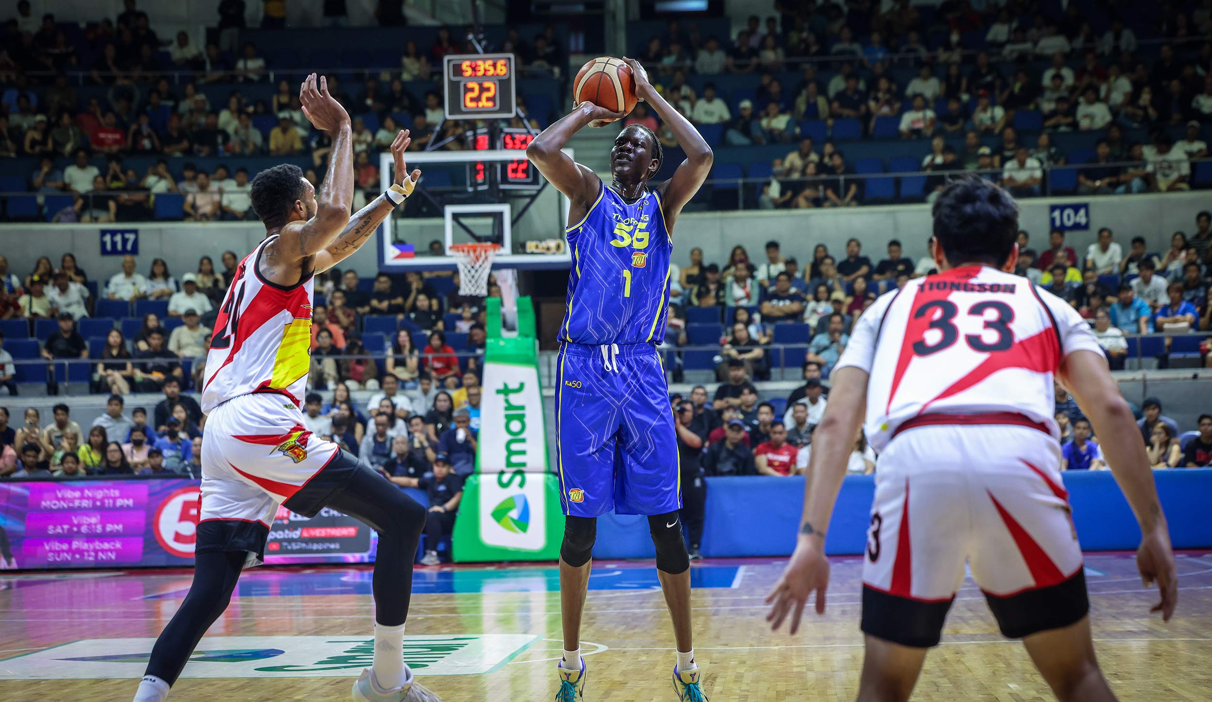PBA: Bol Bol's double-double steers TNT to rout of San Miguel