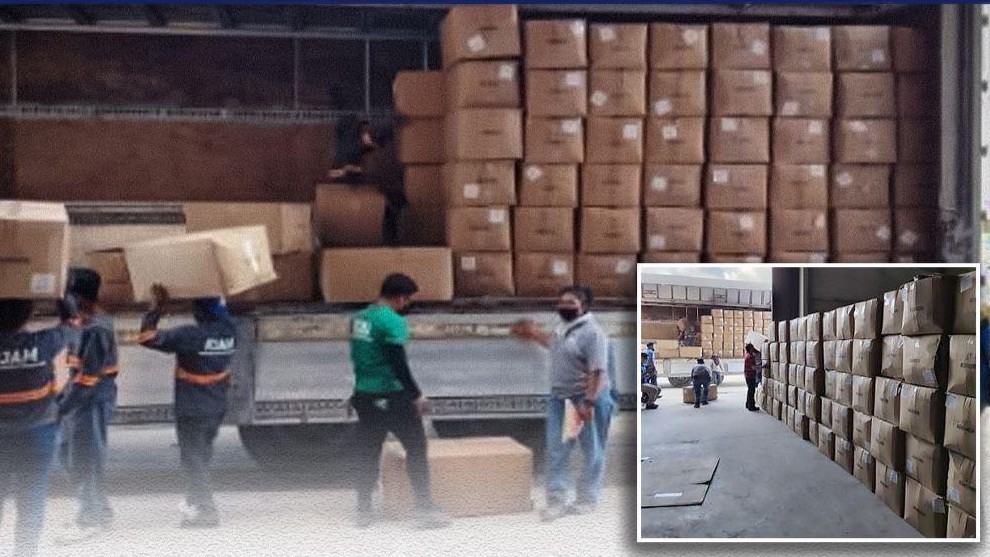 P216M in counterfeit footwear found in Pampanga warehouse