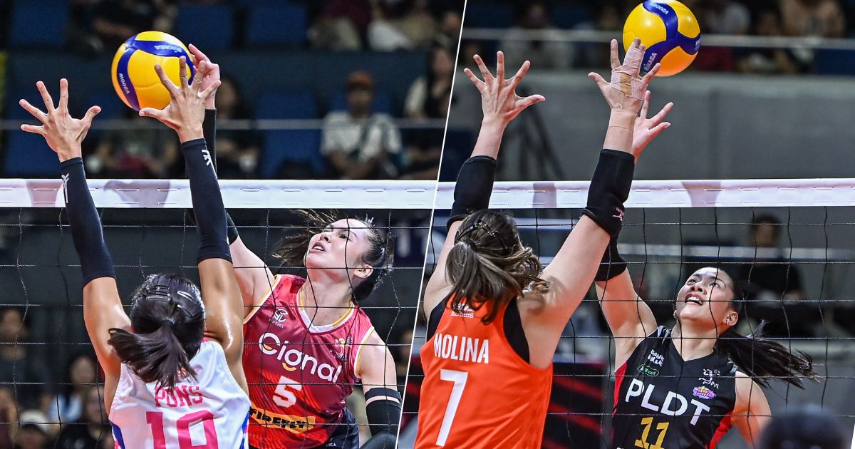 PVL: Cignal outlasts Creamline, PLDT downs Farm Fresh to reach All-Filipino semis