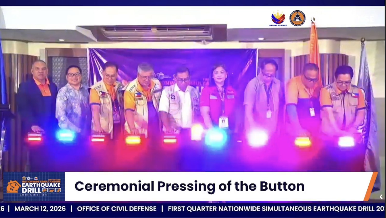 PH holds nationwide earthquake drill for Q1 2026 