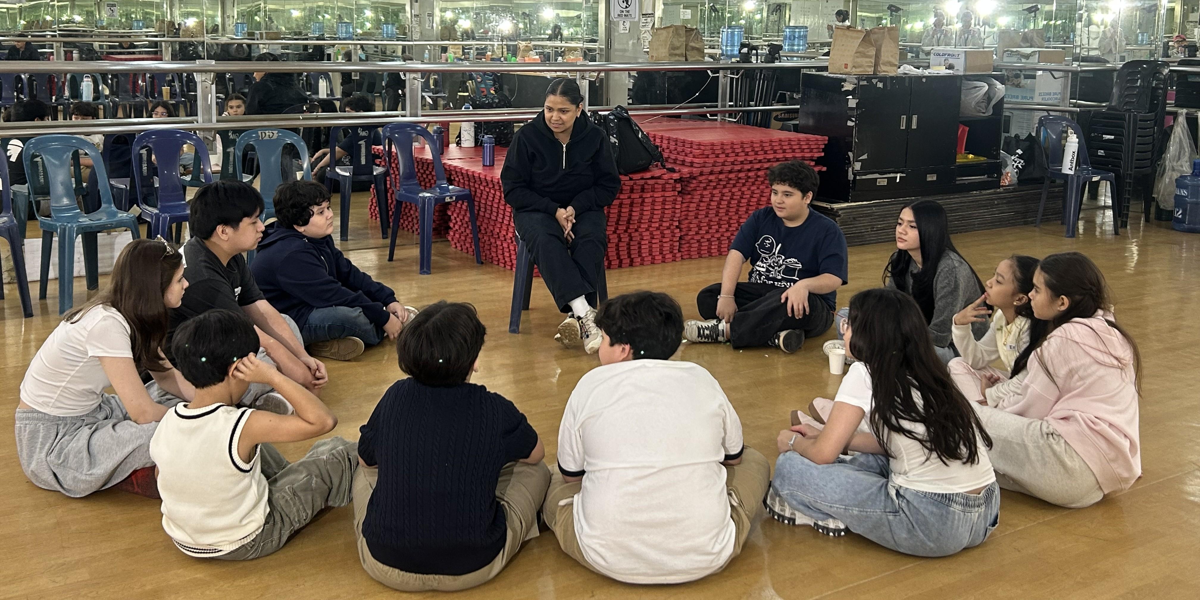 Repertory Philippines holds 2-day acting workshop for Sparkle stars