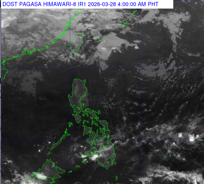 Cloudy skies, rain showers expected as easterlies cover PH