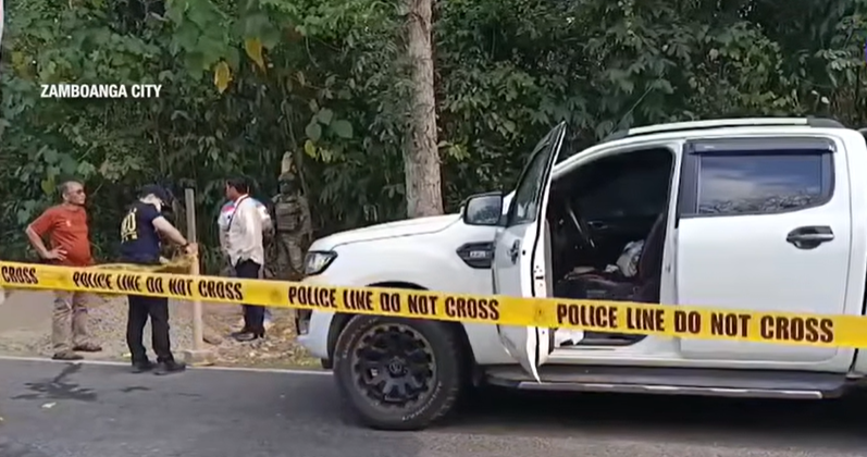 Negosyanteng sakay ng pickup, patay sa pamamaril ng riding-in-tandem sa Zamboanga City