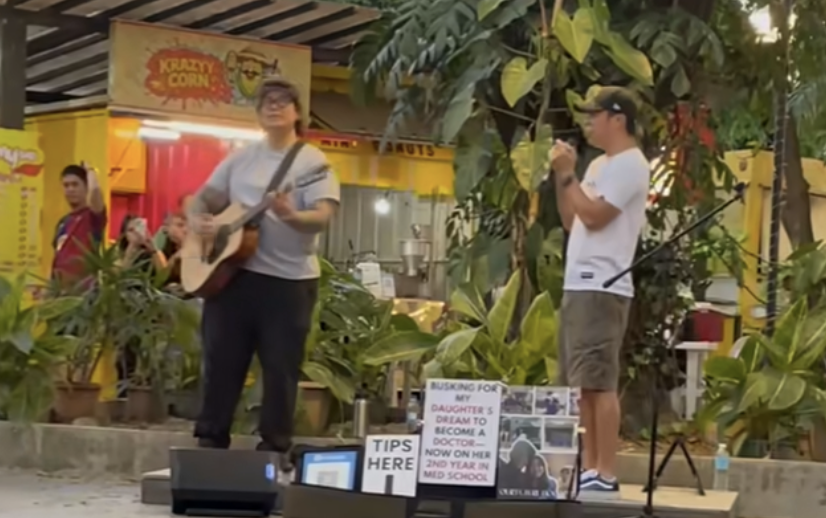 Chito Miranda, Gab Chee Kee help busking dad raise funds for child’s education