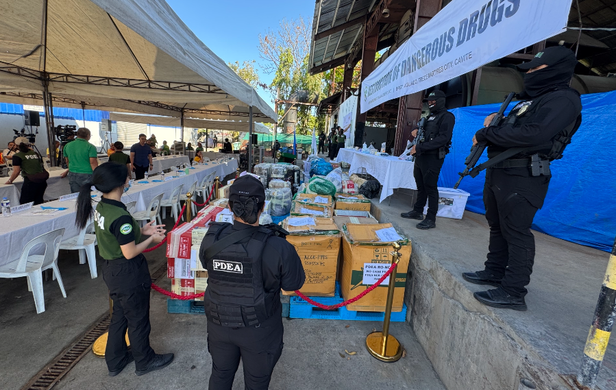 PDEA destroys over P4.56B worth of illegal drugs in Cavite 
