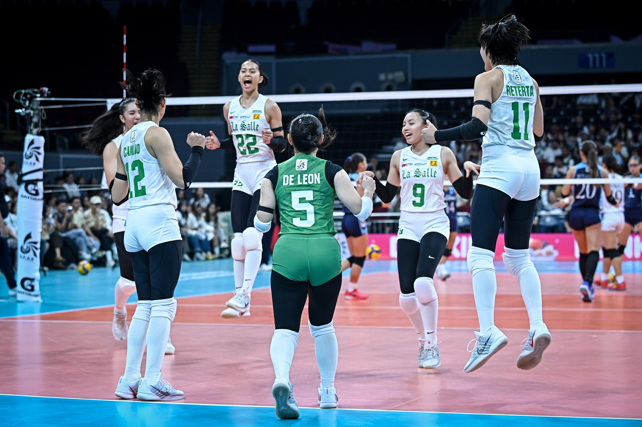 UAAP: La Salle outlasts Adamson in five-setter to stay perfect in women's volleyball