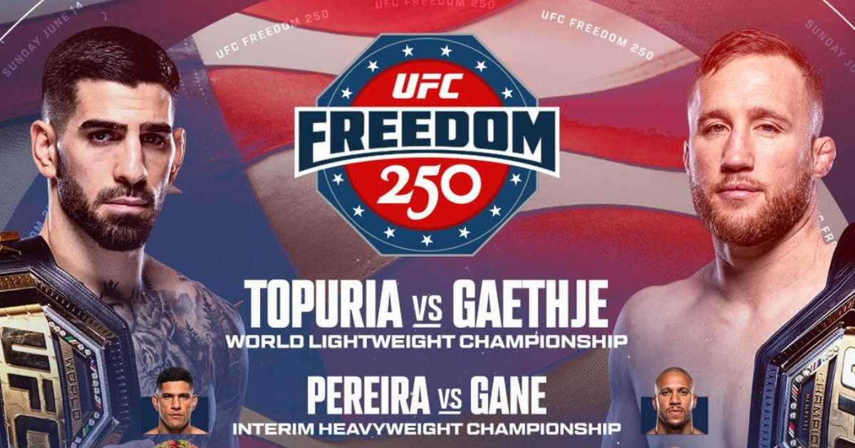 UFC announces full card for historic event at the White House