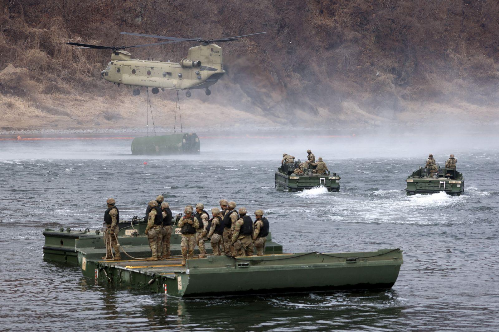 North Korea fires 10 ballistic missiles during US-South Korea military drills