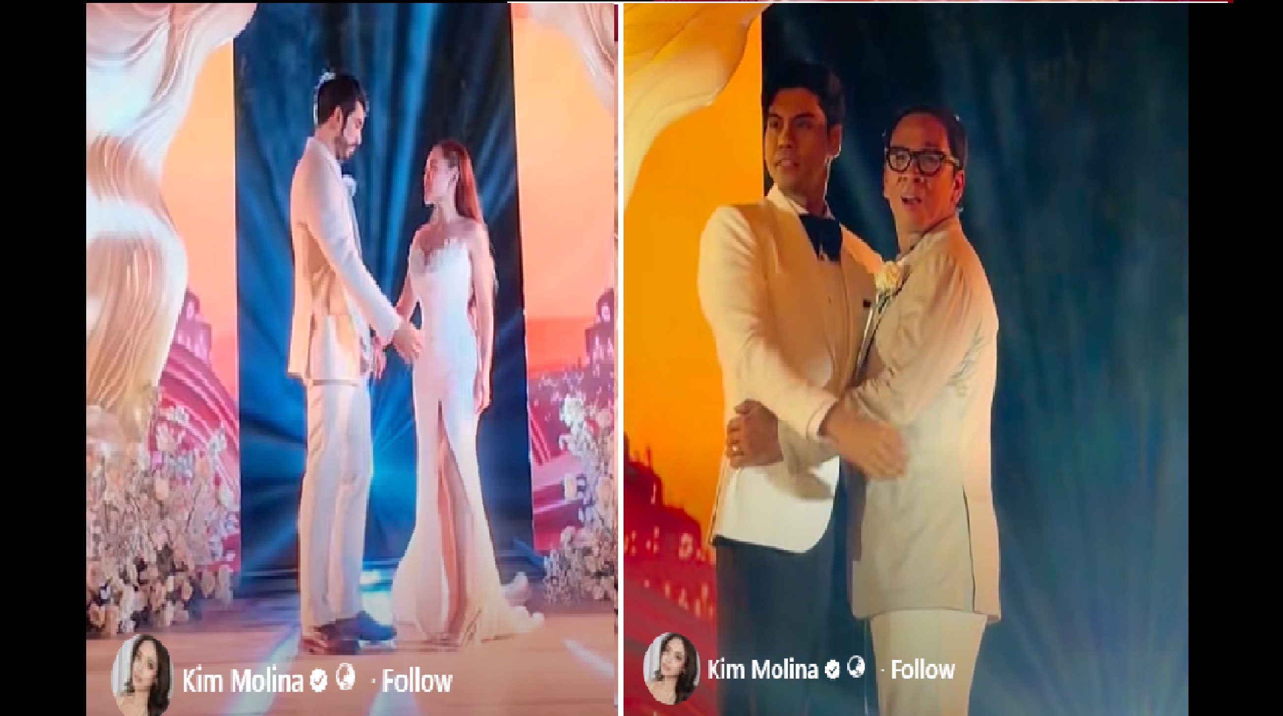 Paglabas nina Alden Richards, Gerald Anderson, Kuya Kim sa kasal nina Kim at Jerald, viral
