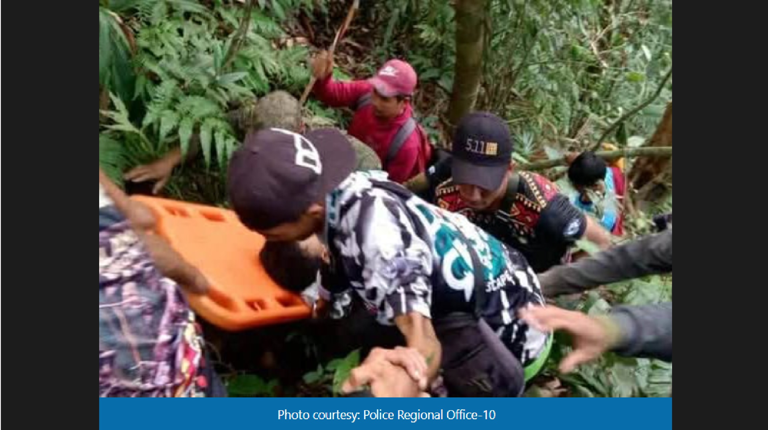 Turista, binaril habang nagpapakuha ng litrato sa Bukidnon falls