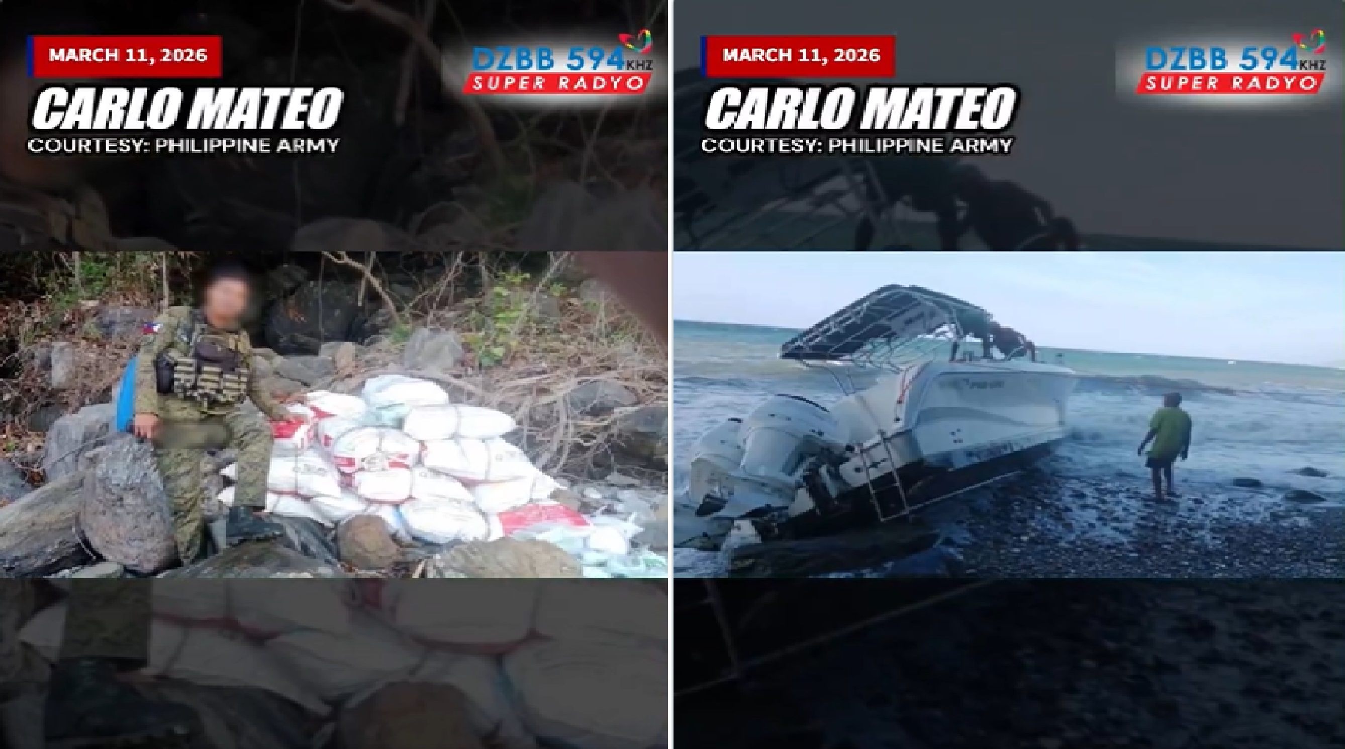 2 toneladang shabu umano na abot sa P13-B ang halaga, nakumpiska sa inabandonang speedboat sa Occ. Mindoro
