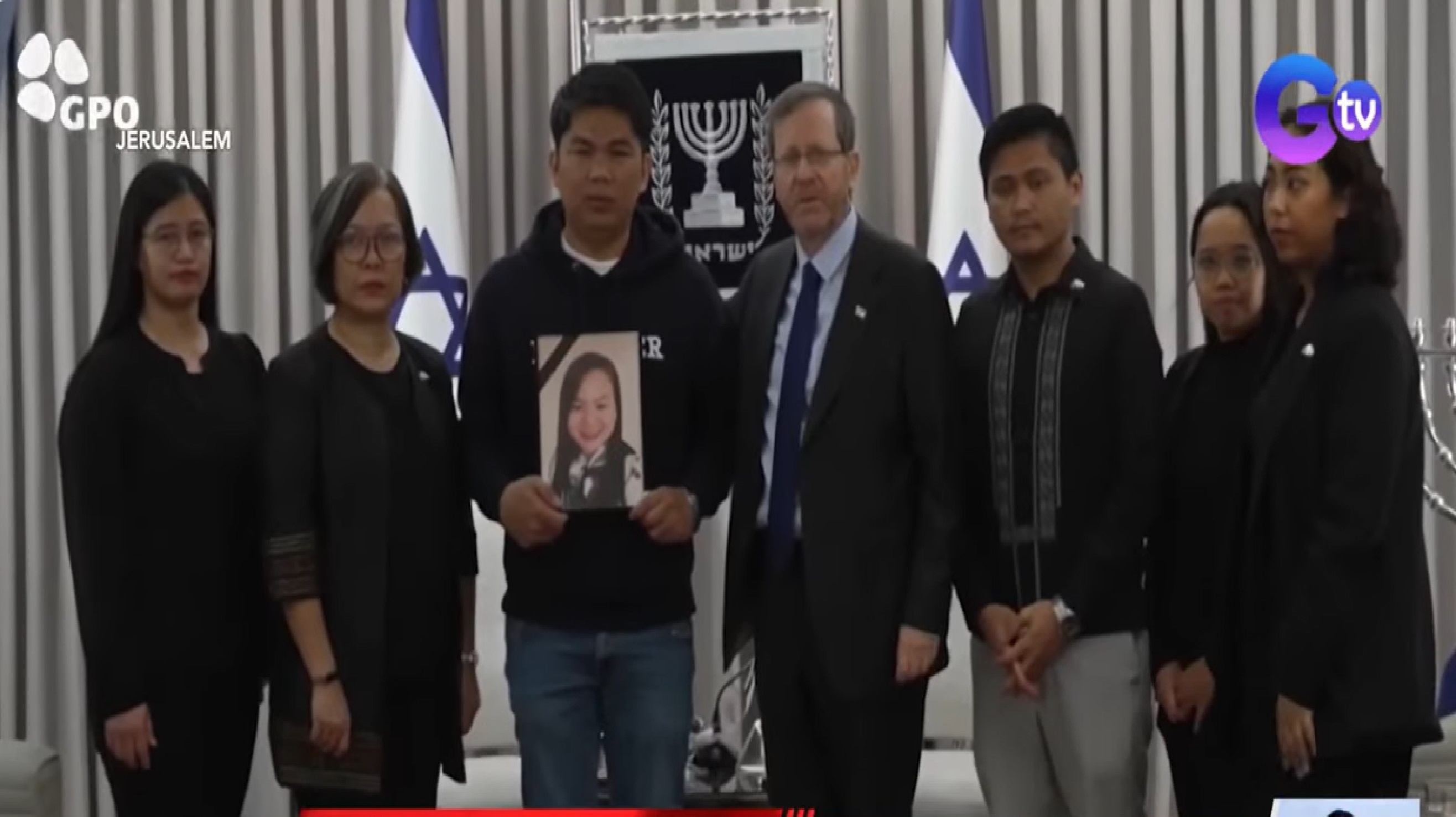 Israeli President Herzog, personal na nakiramay sa mister ng nasawing caregiver