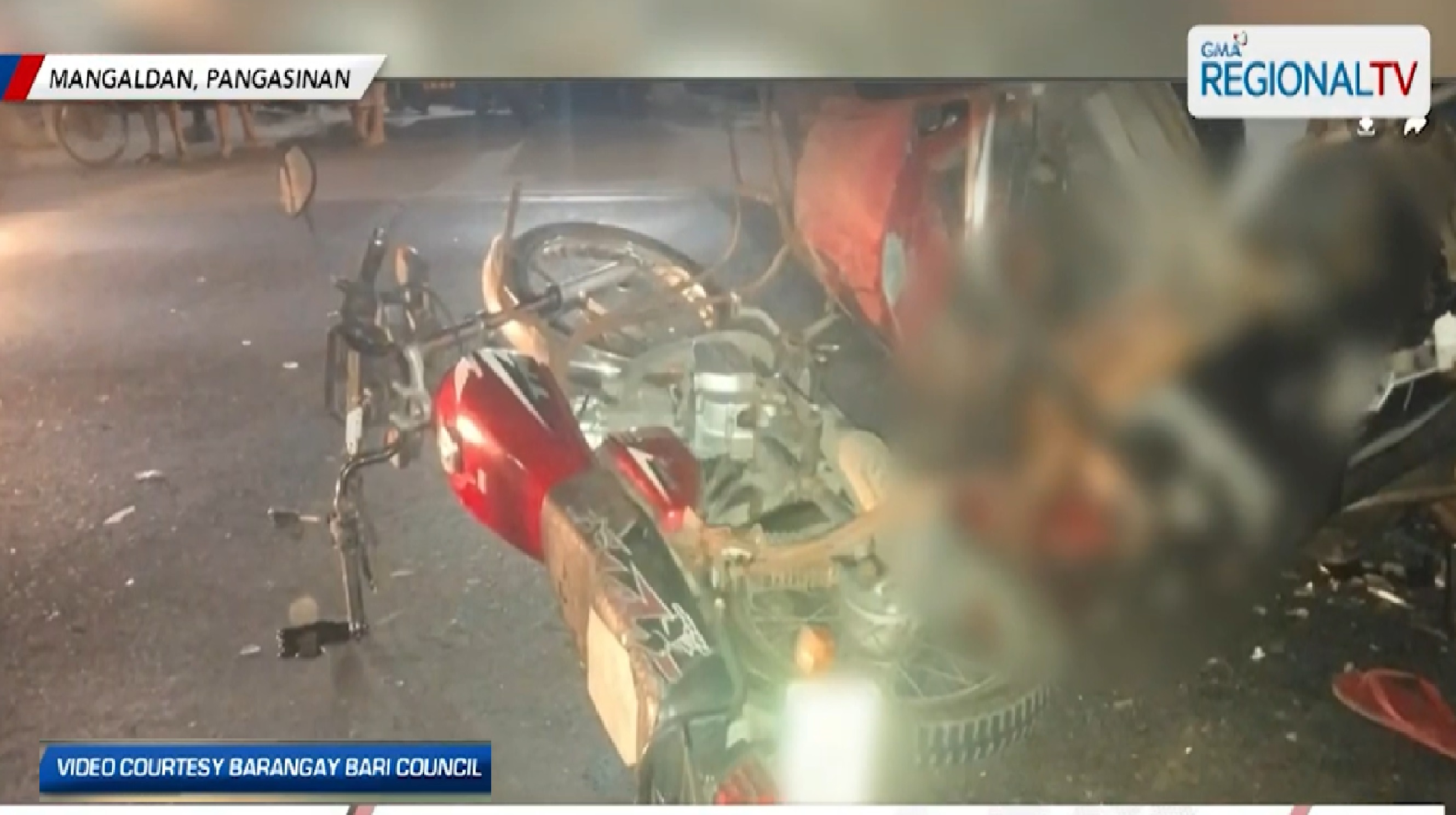 Salpukan ng tricycle at motorsiklo, 2 ang patay at 1 ang sugatan