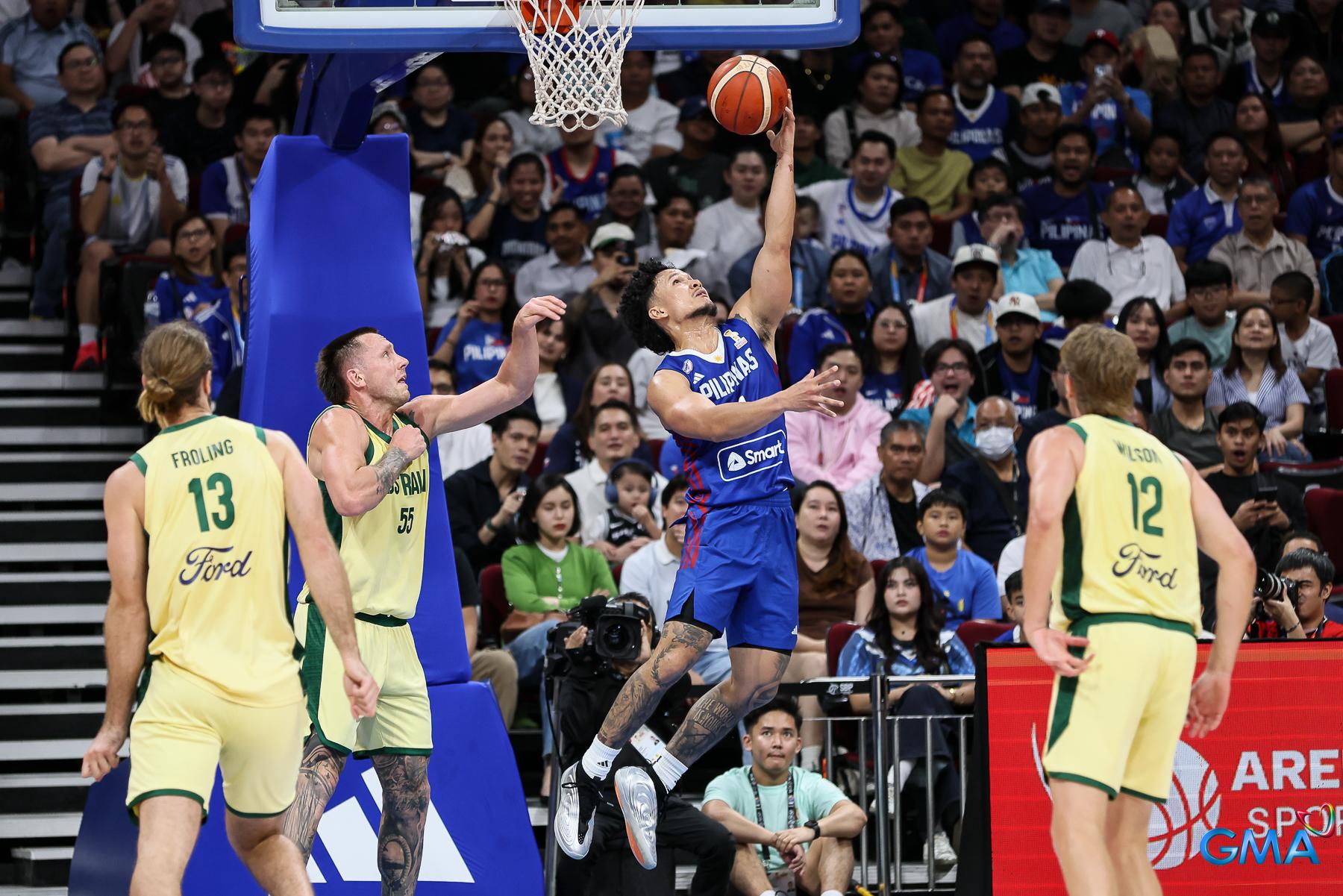 LIVE UPDATES: Gilas Pilipinas vs Australia at the FIBA World Cup Asian Qualifiers Window 2