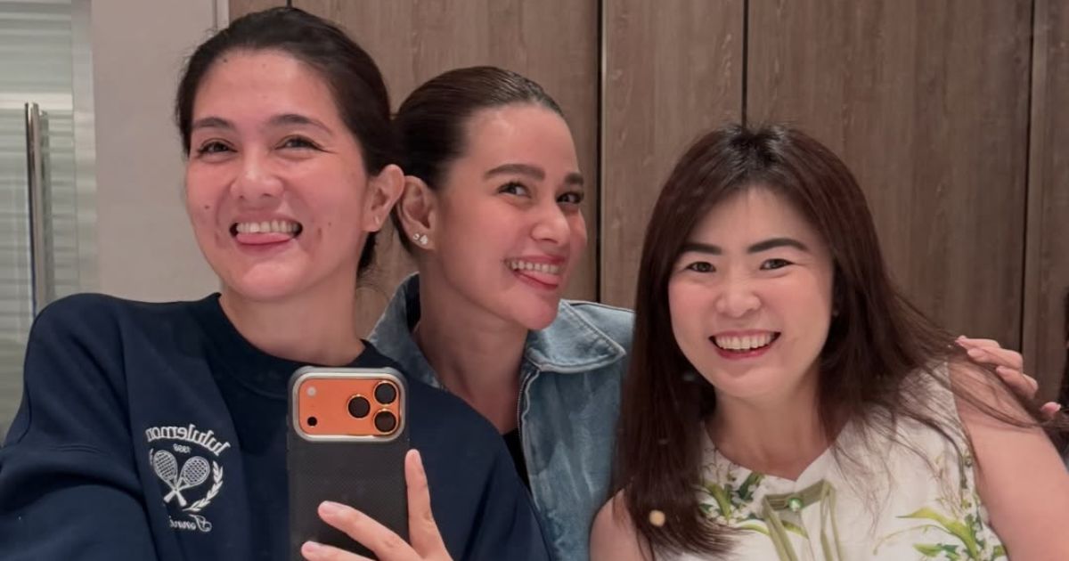 Bea Alonzo bonds with fellow 'One More Chance' stars Dimples Romana, Beatriz Saw