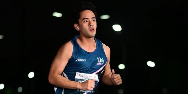 David Licauco finishes 1st in his age group for a 10K run