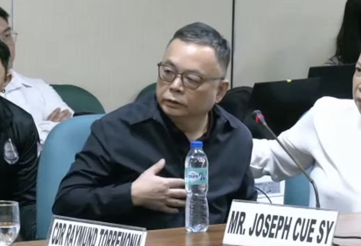 Joseph Sy attends Senate hearing after complaining of 'chest pain"